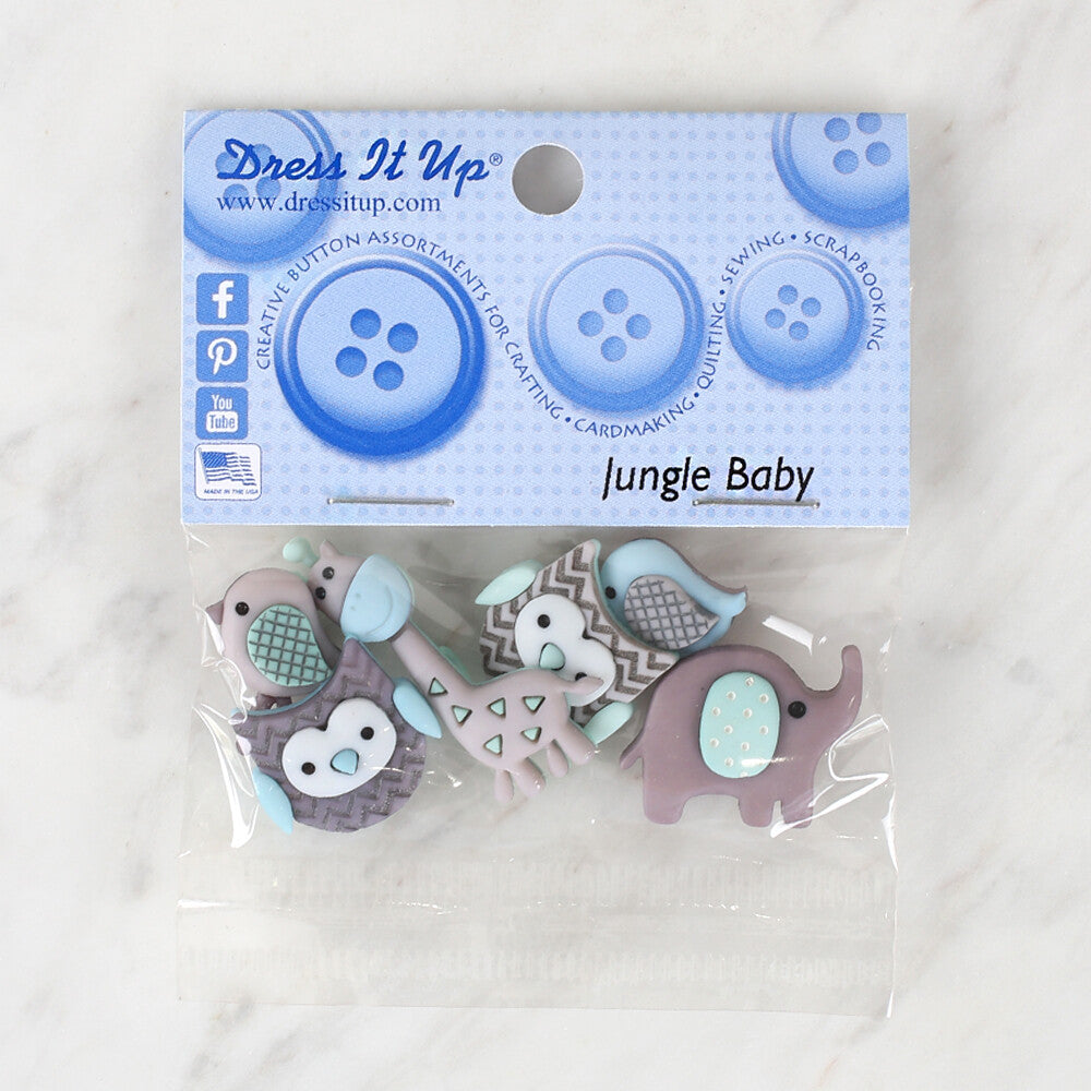 Dress It Up Orman Bebekleri Dekoratif Düğme - 9317